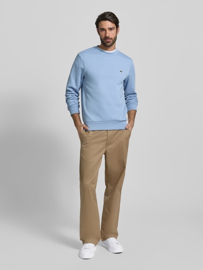 Lacoste Bluza Klasyka o klasycznym kroju z mieszanki bawełny Błękitny 1