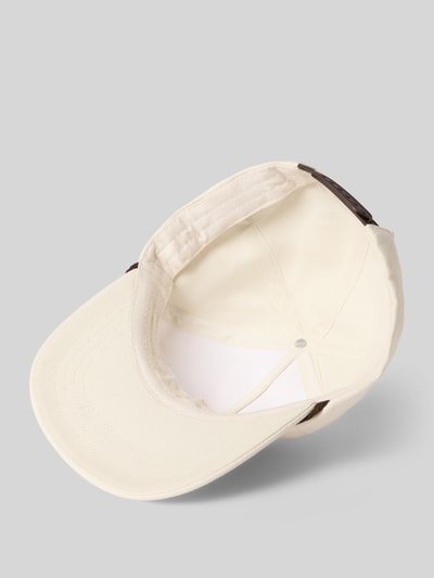 Selected Homme Basecap aus reiner Baumwolle Modell 'AURITS ARMOUR' Offwhite 2