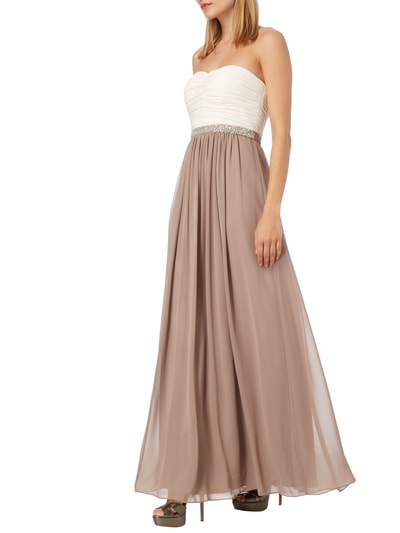 Christian Berg Cocktail Abendkleid aus Chiffon Flieder 1