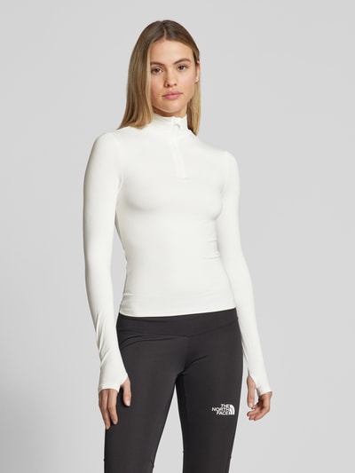 LeGer by Lena Gercke Longsleeve mit Stehkragen Modell 'Elina' Offwhite 4