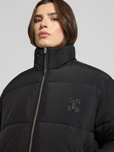 Closed Steppjacke mit gefüttertem Stehkragen Black 3