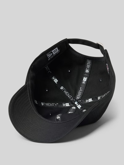 Produktfoto, Basecap mit Stitching Modell 'MINI LOGO 9TWENTY®' von New Era in Schwarz, reine Baumwolle, verstärkter Schirm, größenverstellbar