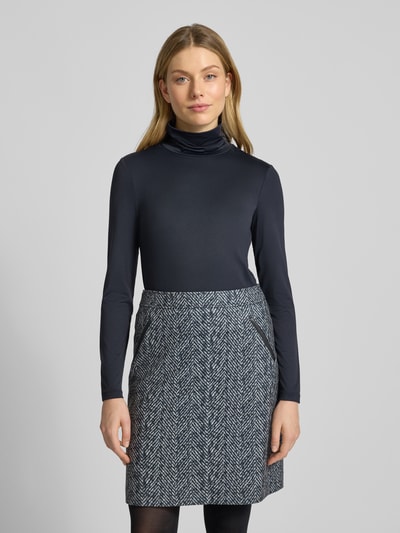 Christian Berg Woman Regular Fit Longsleeve mit Rollkragen Black 4