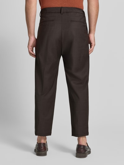 DRYKORN Bundfaltenhose mit Gesäßtaschen Modell 'MARYKO' Dunkelbraun 5