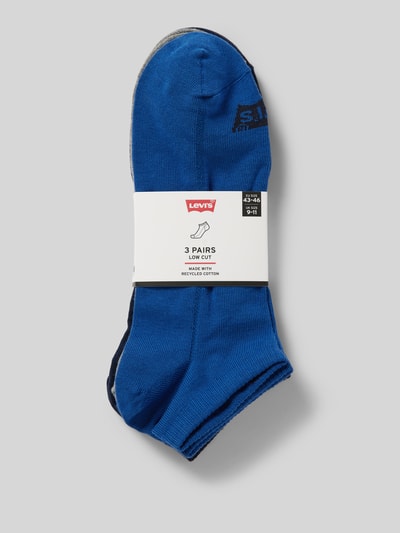 Levi's® Sneakersocken mit Label-Print im 3er-Pack Royal 3