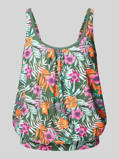 VENICE BEACH Tankini-Oberteil mit Raffung Modell 'Summer' Oliv 1