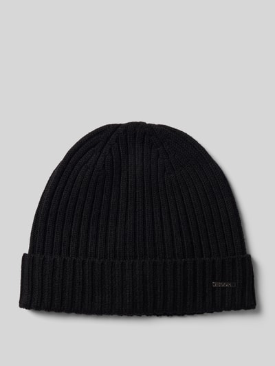JOOP! Collection Beanie mit Label-Detail Modell 'FRANCIS' Black 1