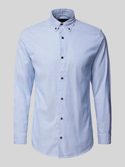 Jack & Jones Premium Freizeithemd mit Knopfleiste Modell 'LEWIS' Hellblau 2