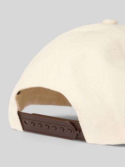 Selected Homme Basecap aus reiner Baumwolle Modell 'AURITS ARMOUR' Offwhite 3