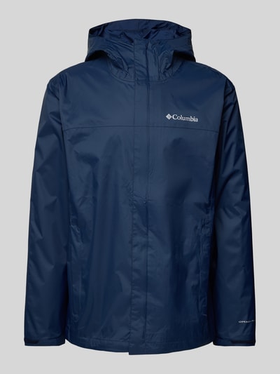 COLUMBIA Softshell-jack met labelprint, model 'Watertight' Marineblauw - 2