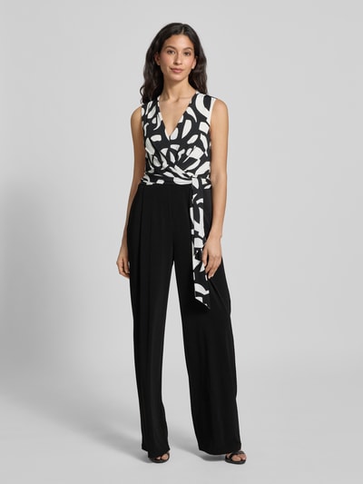 Vera Mont Jumpsuit in wikkellook Zwart - 4
