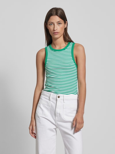 Tommy Hilfiger Slim fit tanktop met streepmotief Groen - 4