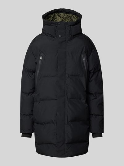 Jack & Jones Steppmantel mit Kapuze Modell 'ALPHA' Black 2