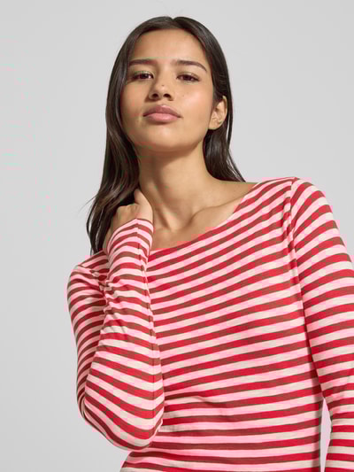 Marc O'Polo Slim fit shirt met lange mouwen van puur katoen Lichtrood - 3