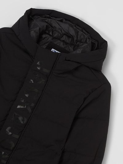 Jack & Jones Gewatteerd jack met capuchon, model 'Orclean' Zwart - 2