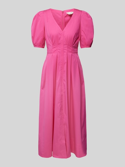 Ted Baker Midikleid mit Puffärmeln Modell 'LEDRA' Pink 2