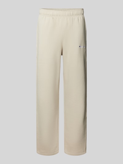 CHAMPION Straight Fit Sweatpants mit Label-Stitching Beige 1