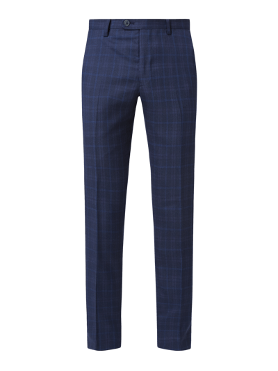 Montego Men Pantalon met viscose en rechte pasvorm Marineblauw - 2