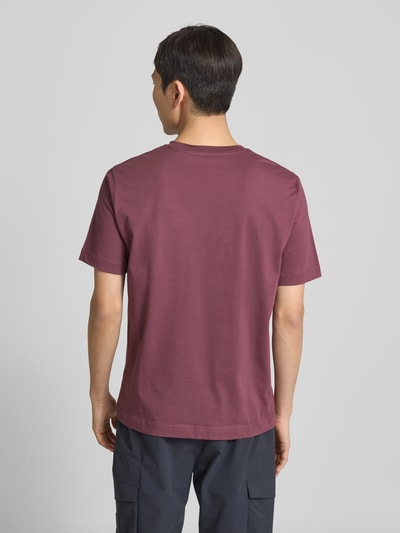 Marc O'Polo Regular Fit T-Shirt aus reiner Baumwolle Purple 5