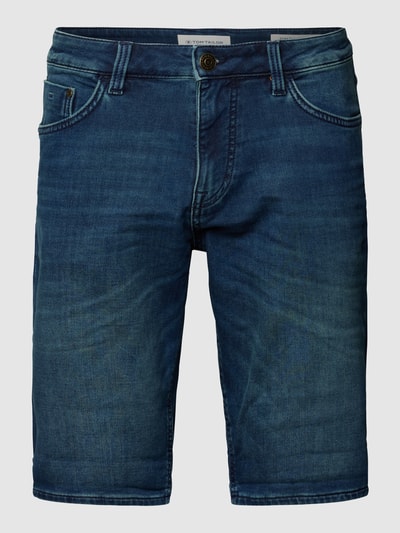 Tom Tailor Jeansshorts met labelpatch Blauw - 2