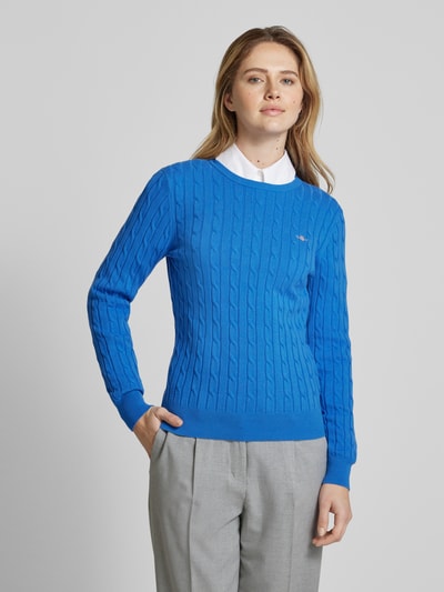 Gant Strickpullover mit gerippten Abschlüssen Royal 4