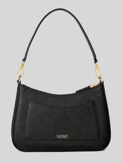Lauren Ralph Lauren Umhängetasche aus echtem Leder Black 6