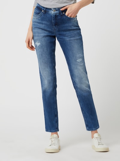 MAC Feminine Fit Jeans mit Stretch-Anteil Modell 'Mel' - MAC X Sylvie Meis 24/7 Blau 4