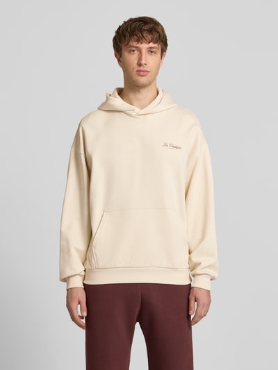 ONLY & SONS Relaxed Fit Hoodie aus reiner Baumwolle Modell 'SLES' Offwhite 4