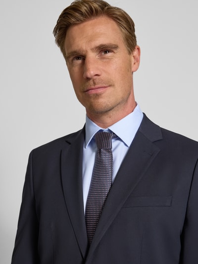 Jake*s Slim Fit Business-Hemd mit Kentkragen Bleu 3