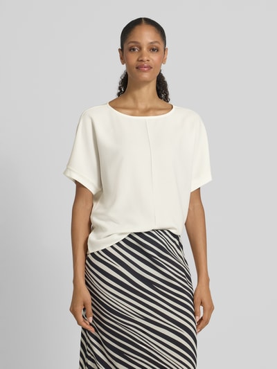 Someday T-shirt met ronde hals, model 'Kalesia' Offwhite - 4