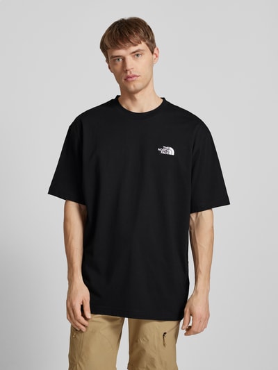 The North Face T-shirt met labelstitching Zwart - 4