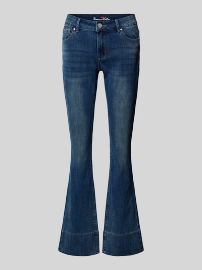 Buena Vista Bootcut Jeans im Used-Look Blau 2