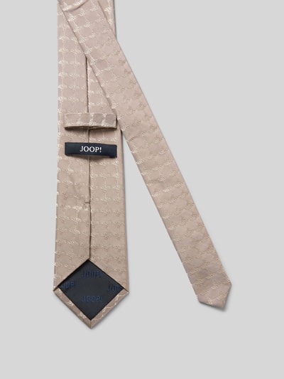 JOOP! Collection Seidenkrawatte mit Strukturmuster Beige 2