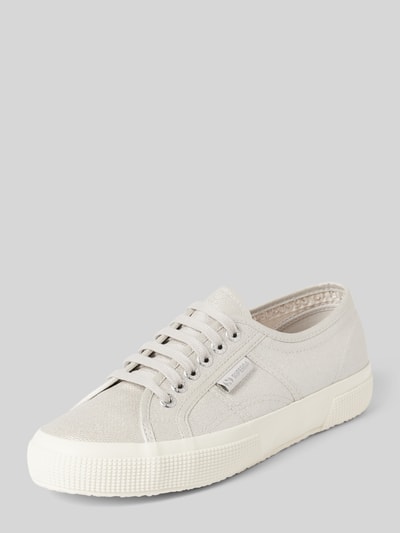 Superga Sneakersy z detalem z logo Srebrny 1