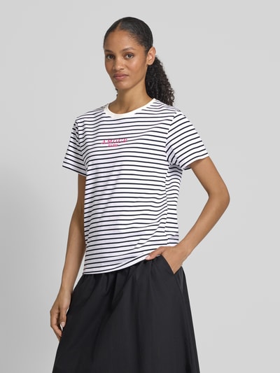 ZABAIONE T-shirt met ronde hals, model 'Am44ora' Wit - 4