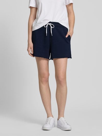 Polo Ralph Lauren Szorty z dzianiny dresowej z wystrzępionym dołem i kieszenią z tyłu Granatowy 4