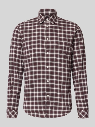 Samsøe Samsøe Regular Fit Freizeithemd mit Kentkragen Modell 'LIAM' Bordeaux 2