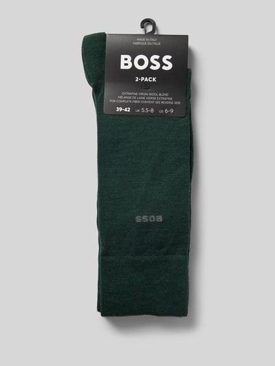 BOSS Sokken met labelprint in een set van 2 paar Groen - 3