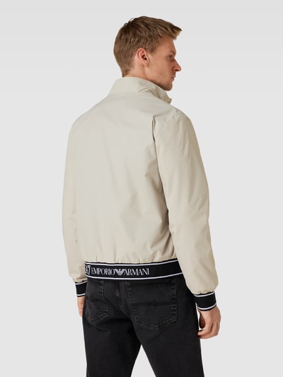 EA7 Emporio Armani Blouson met opstaande kraag en tweewegsritssluiting Beige - 5