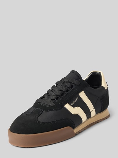 Gant Sneakers met labeldetail, model 'Baylle' Zwart - 1