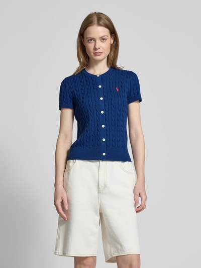 Polo Ralph Lauren Cardigan mit Zopfmuster Marine 4