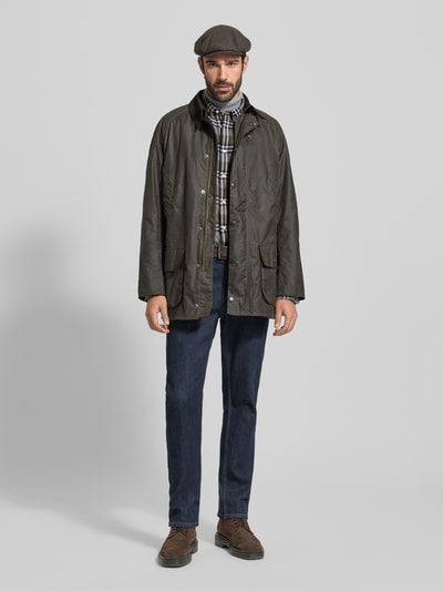 Barbour Slim Fit Freizeithemd aus reiner Baumwolle Marine 1