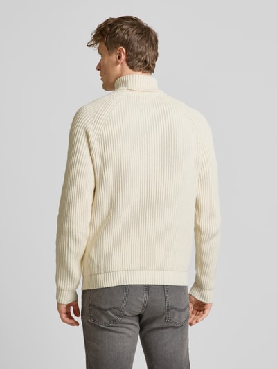 camel active Strickpullover mit Label-Detail Offwhite 5