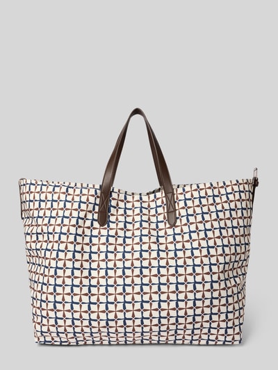 bugatti Shopper mit Label-Patch Modell 'Finn' Offwhite 4