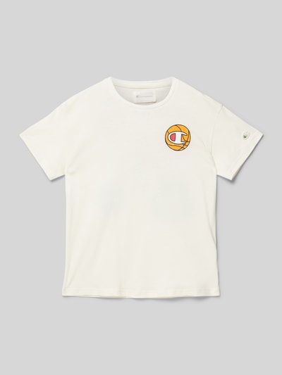 CHAMPION T-shirt met motiefprint Ecru - 1