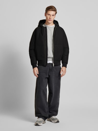 Jack & Jones Jacke mit Kentkragen Modell 'COLLECTIVE' Black 1