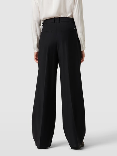 Tommy Hilfiger Bootcut stoffen broek met persplooien Zwart - 5