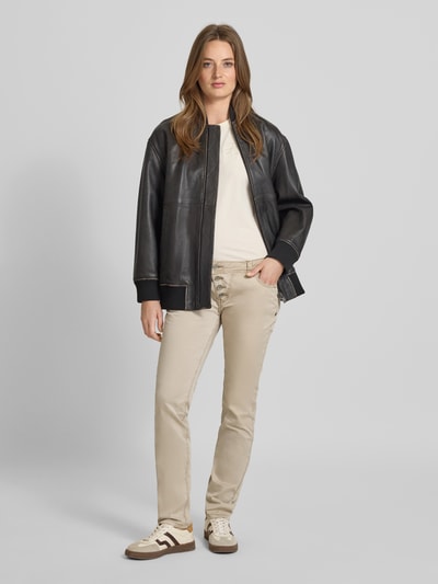 Buena Vista Slim Fit Jeans in verkürzter Passform Modell 'Malibu 7/8' Beige 1