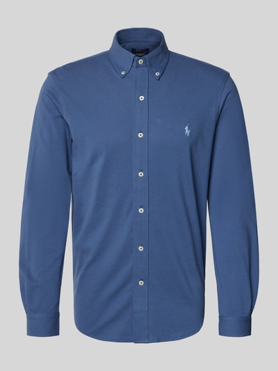 Polo Ralph Lauren Regular Fit Freizeithemd aus reiner Baumwolle Dunkelblau 2