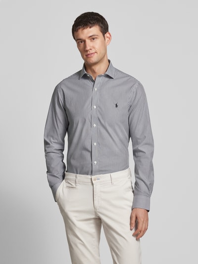 Polo Ralph Lauren Slim Fit Business-Hemd mit Haifischkragen Hellbraun 4